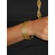Bracelet or végétal -BENAGIL – Biobijou Capim dourado – Sloweco