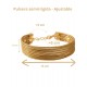 Pulsera oro vegetal -BENAGIL – Biojoya Capim dourado – Sloweco