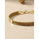 Bracelet en or végétal – MACARENA – Biobijou Capim dourado – Sloweco
