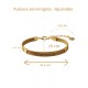Bracelet en or végétal – MACARENA – Biobijou Capim dourado – Sloweco