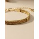 Bracelet en or végétal – MACARENA – Biobijou Capim dourado – Sloweco