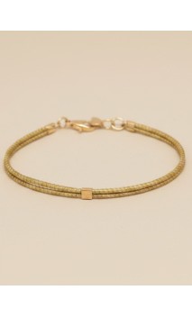 Pulsera de oro vegetal – MADRID – Biojoya Capim dourado –  6x5cm - Sloweco