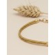 Bracelet en or végétal – MADRID – Biobijou Capim dourado – Sloweco