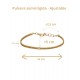 Pulsera de oro vegetal – MADRID – Biojoya Capim dourado – Sloweco