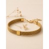 Bracelet en or végétal – TOKYO – Biobijou Capim dourado – Sloweco