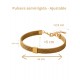 Pulsera de oro vegetal – TOKIO – Biojoya Capim dourado – Sloweco