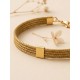 Pulsera de oro vegetal – TOKIO – Biojoya Capim dourado – Sloweco