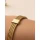 Pulsera de oro vegetal – TOKIO – Biojoya Capim dourado – Sloweco