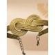 Pulsera de oro vegetal – IBIZA – Biojoya Capim dourado – Sloweco