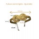 Pulsera de oro vegetal – IBIZA – Biojoya Capim dourado – Sloweco