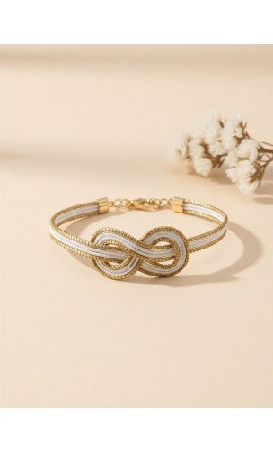 Pulsera de oro vegetal – IBIZA – Biojoya Capim dourado – Sloweco