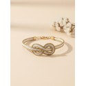 Pulsera de oro vegetal – IBIZA - Blanca – Biojoya Capim dourado - 6,5x5cm – Sloweco