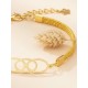 Bracelet en or végétal – MILAN – Biobijou Capim dourado – Sloweco