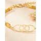 Pulsera de oro vegetal – MILÁN – Biojoya Capim dourado – Sloweco