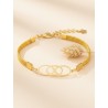 Pulsera de oro vegetal – MILÁN – Biojoya Capim dourado – Sloweco