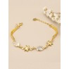 Bracelet en or végétal – NAMIBIE – Biobijou Capim dourado – Sloweco