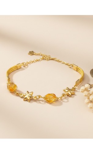 Bracelet en or végétal – NAMIBIE – Biobijou Capim dourado – Sloweco