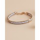 Pulsera semirrígida de oro vegetal – VINICUNCA - Blanca – Biojoya Capim dourado – Sloweco