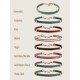 Bracelet semi-rigide en or végétal - VINICUNCA - Violet et rose - Biobijou Capim dourado – Sloweco