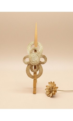 Pasador de pelo Capim dourado – BEGOÑA - Largo x Ancho – Sloweco