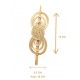 Barrette à cheveux Capim dourado – NÉNUPHAR – Longueur x Largeur – Sloweco