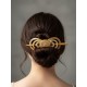 Barrette à cheveux Capim dourado – NÉNUPHAR – Longueur x Largeur – Sloweco