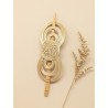 Barrette à cheveux Capim dourado – NÉNUPHAR – 13cm x 5,5cm – Sloweco