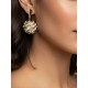 Boucles d'oreilles en or végétal – PARADISE - Caraïbe – Biobijou Capim dourado – Sloweco