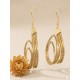Pendientes oro vegetal – HOLLYWOOD – Biojoya Capim dourado – Sloweco