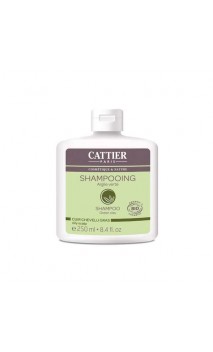 Shampooing BIO à l'argile verte pour les cheveux gras - Cattier - 250 ml.