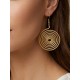 Pendientes oro vegetal – MIAMI – Biojoya Capim dourado – Sloweco