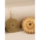 Pendientes oro vegetal – MIAMI – Biojoya Capim dourado – Sloweco