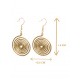 Boucles d'oreilles en or végétal – MIAMI – Biobijou Capim dourado – Sloweco