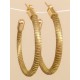 Boucles d'oreilles en or végétal – CARAÏBE – Biobijou Capim dourado – Sloweco