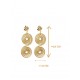 Pendientes oro vegetal – DUBAI – Biojoya Capim dourado – Sloweco