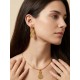 Boucles d'oreilles en or végétal – DUBAÏ – Biobijou Capim dourado – Sloweco
