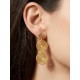 Pendientes oro vegetal – DUBAI – Biojoya Capim dourado – Sloweco