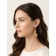Pendientes oro vegetal – IGUAZÚ – Biojoya Capim dourado – Sloweco