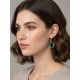 Pendientes oro vegetal – VINICUNCA - Blanco – Biojoya Capim dourado – Sloweco