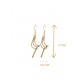 Pendientes oro vegetal – NAZARÉ – Biojoya Capim dourado – Sloweco