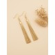 Pendientes oro vegetal – LAS VEGAS – Biojoya Capim dourado – Sloweco
