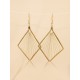 Pendientes oro vegetal – HELSINKI – Biojoya Capim dourado – Sloweco
