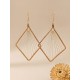 Pendientes oro vegetal – HELSINKI – Biojoya Capim dourado – Sloweco