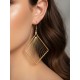 Pendientes oro vegetal – HELSINKI – Biojoya Capim dourado – Sloweco