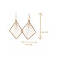 Pendientes oro vegetal – HELSINKI – Biojoya Capim dourado – Sloweco