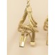 Pendientes oro vegetal – FLORENCIA – Biojoya Capim dourado – Sloweco