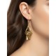 Boucles d'oreilles en or végétal – FLORENCE – Biobijou Capim dourado – Sloweco