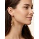 Boucles d'oreilles en or végétal – FLORENCE – Biobijou Capim dourado – Sloweco