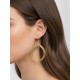 Boucles d'oreilles en or végétal – BUENOS AIRES – Biobijou Capim dourado – Sloweco