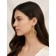 Boucles d'oreilles en or végétal – BUENOS AIRES – Biobijou Capim dourado – Sloweco